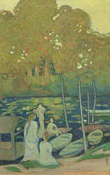 Nimfen, of De Seine bij Port-Marly, ca. 1890